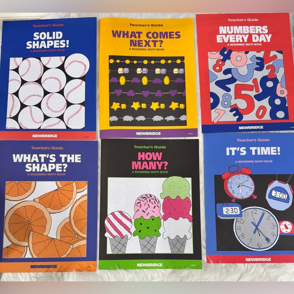 6 Newbridge Teacher's Guide Set Color MathWorkbook (1999)